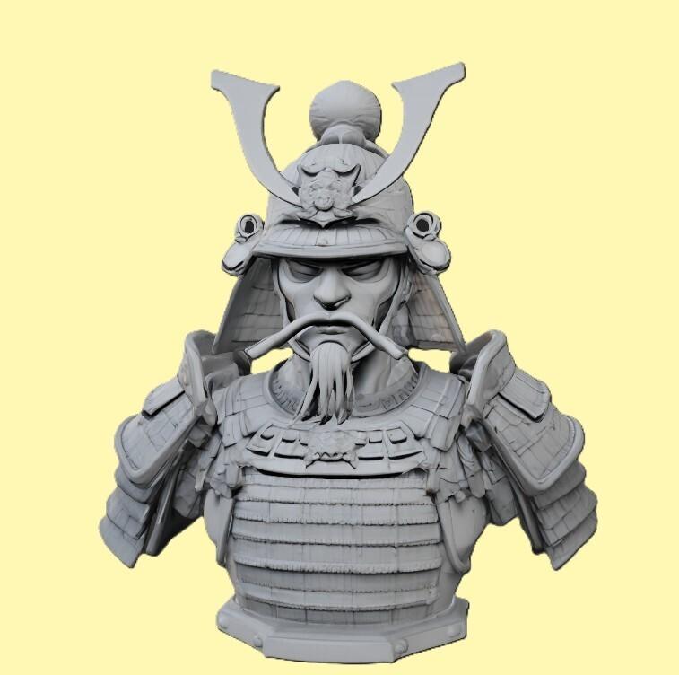 Samurai Bust