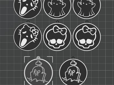Halloween earrings