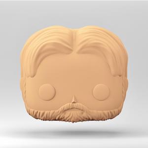 Stylized Chibi / POP Head STL | 3D Print File | MH_9-7