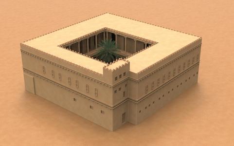 3D Design of Qasr Al-Murabba Sudia Arbia KSA- قصر المربع - الرياض المملكة العربية السعودية