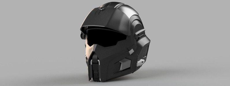 Helldivers 2 SC-34 Infiltrator Helmet 3D Cosplay 1:1