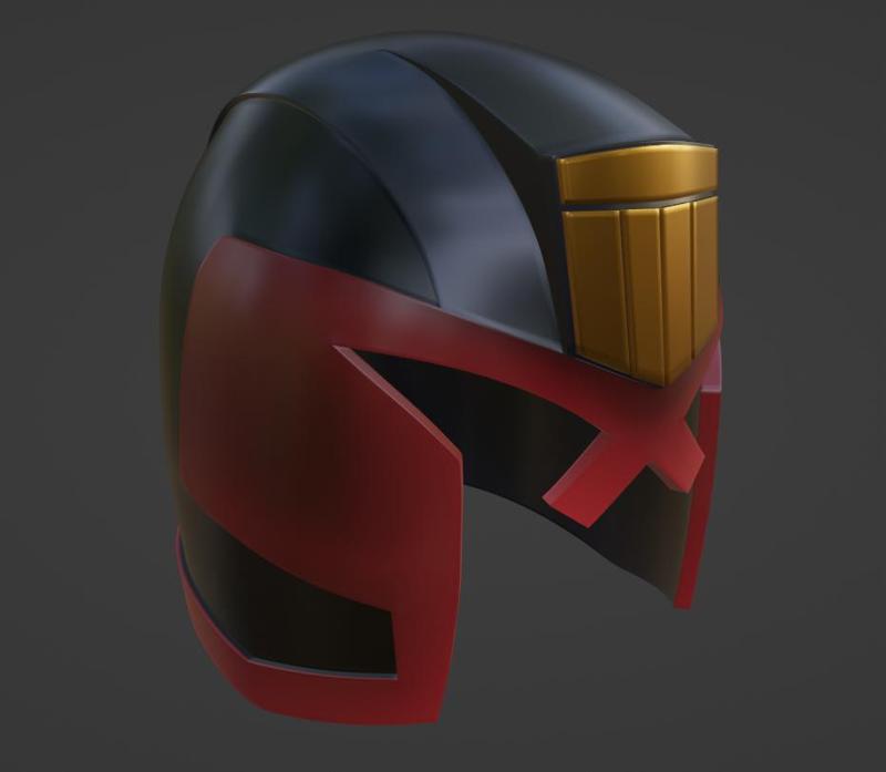 Judge Dredd Helmet STL