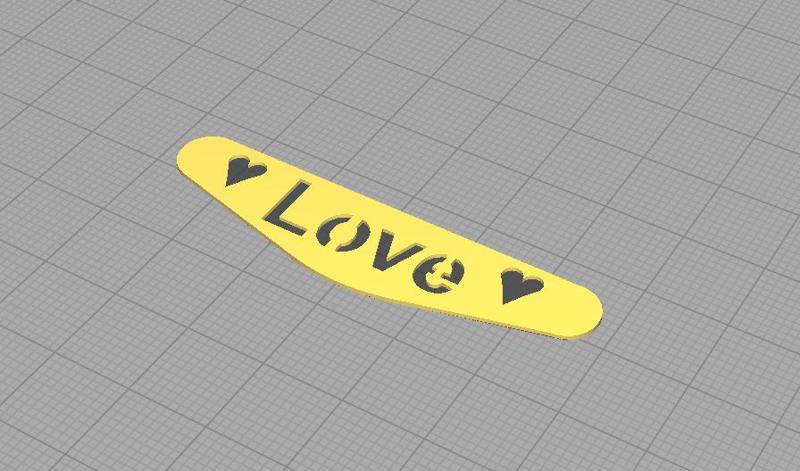 "LOVE" PLAYSTATION 4 LIGHT-BAR 3D PRINT - PS4 DECAL - PERSONALIZED PS4 GIFTS- GAMER GIFTS