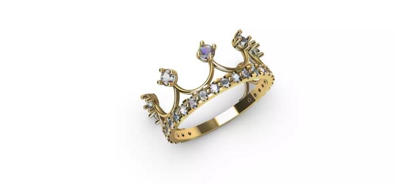 Anillo solitario para dama-mujer -v-