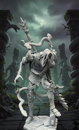 Serpent Messmer – 3D Puzzle Model