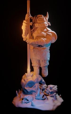 Dwarf Spearman of the Stormlord clan