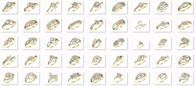 99 WOMEN RING FILES LESS THAN 3 GM LIGHT WT