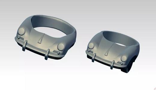 356 porsche jewel ring Lot of 2 version