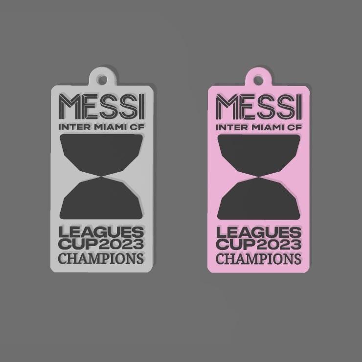MESSI KEYCHAIN - LEAGUES CUP CHAMPIONS 2023