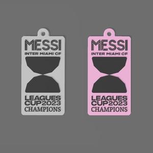 MESSI KEYCHAIN - LEAGUES CUP CHAMPIONS 2023
