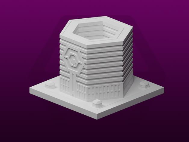 GreebleCity Cyberpunk: Security Company HQ