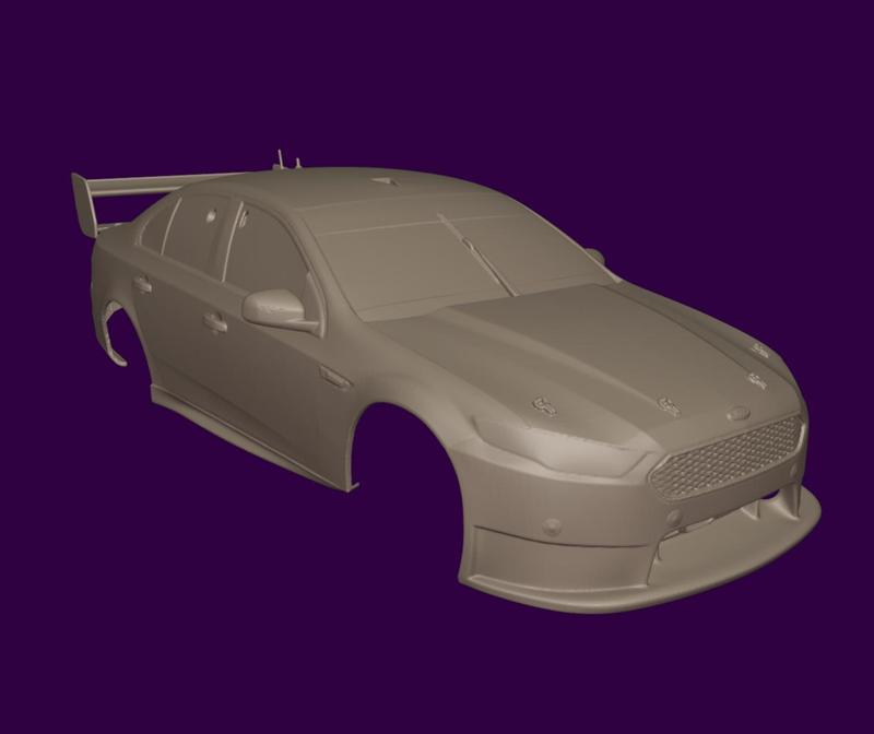 RC BODY FG v8 SUPARCAR FORD 3D STL PRINT