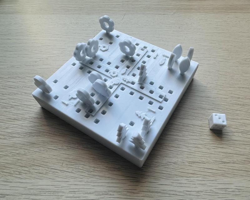 Mensch Ärgere Dich Nicht / Ludo in travel box