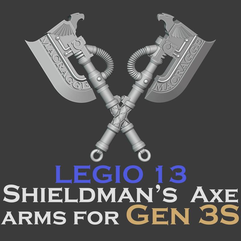 Gen 3S Legio 13 Shieldman's axe arms (Ver.1 Update)