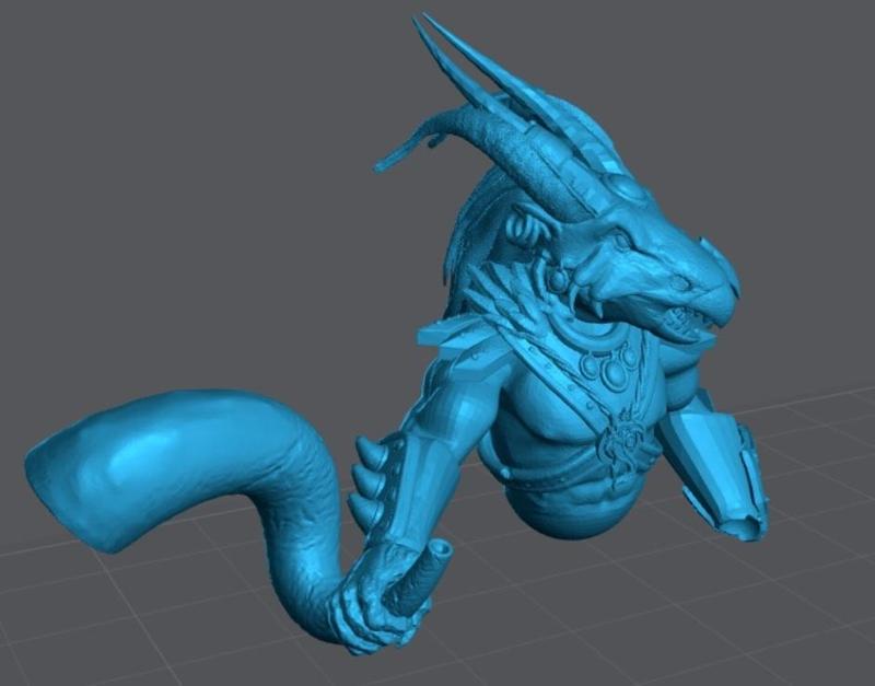 Horn Bearer Beast Man Torso