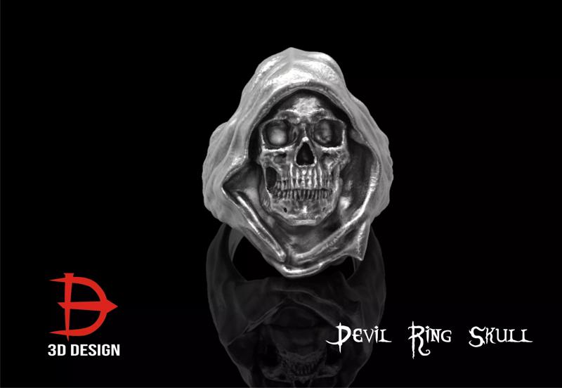 DEVIL RING SKULL