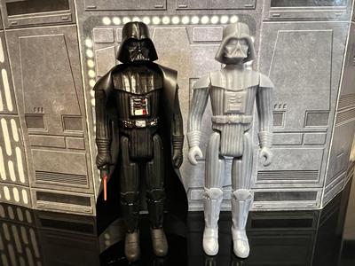 STAR WARS VINTAGE DARTH VADER ACTION FIGURE RESTORED RESTO-MOD, CUSTOM UNPRODUCED KENNER, HASBRO ACTION FIGURE, 3.75", 1/18, 5POA