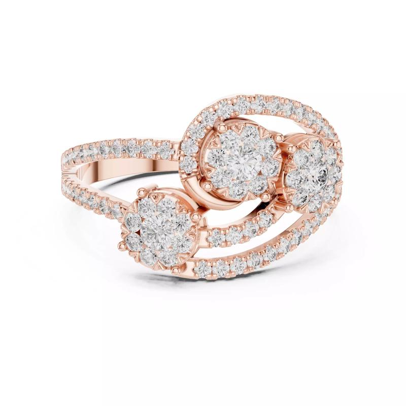 Diamond Cocktail Ring 3dm stl renders animation videos