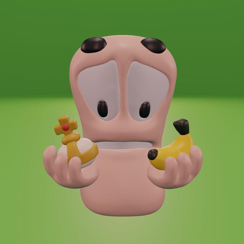Worms Holy Hand Granade Banana Bomb