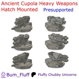 Ancient Cupola Heavy Weapons Hatch Mounted - Presupported