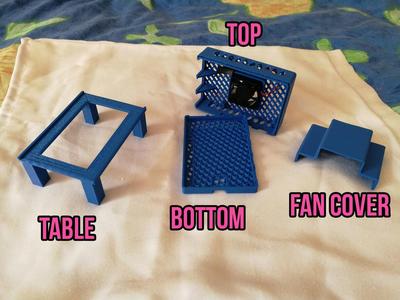 Raspbian pi4 / pi4B case 30mm original fan!