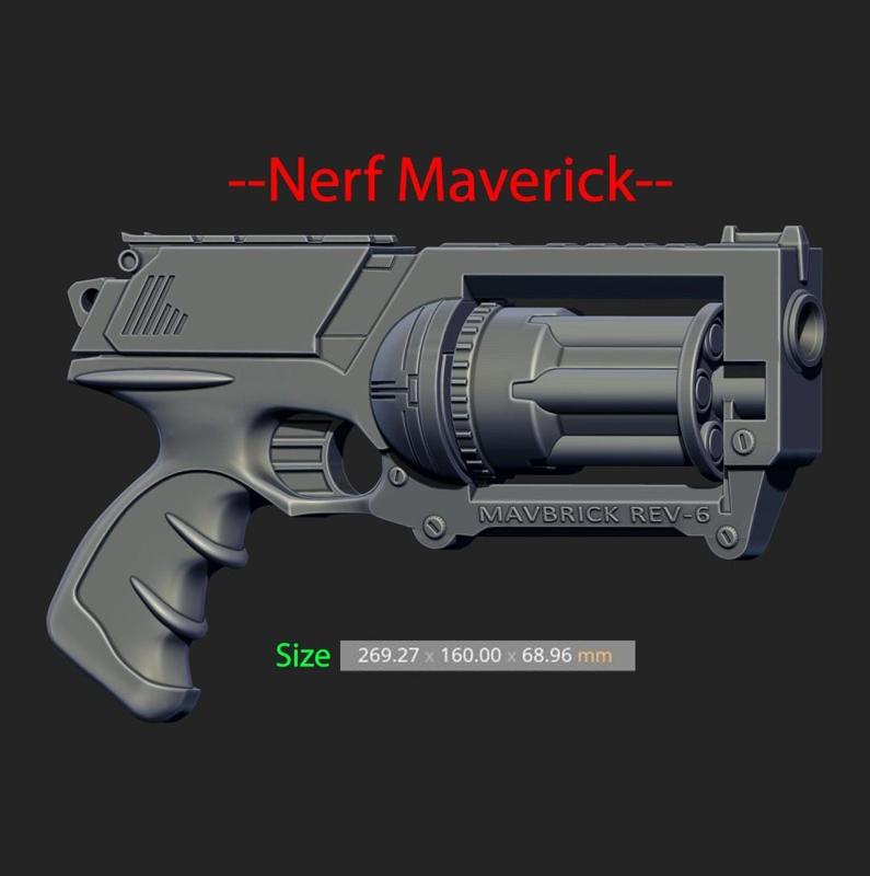 Nerf Maverick For Cosplay