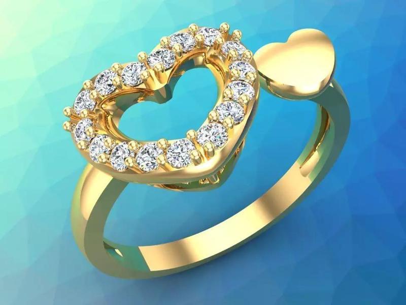 Heart Ring - Diamond Rings - Womens Rings