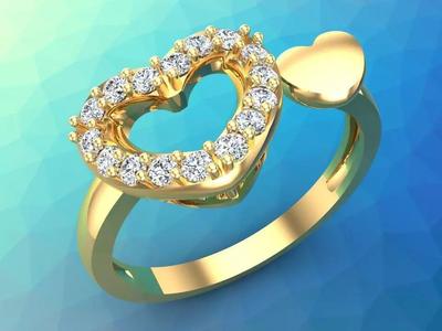 Heart Ring - Diamond Rings - Womens Rings