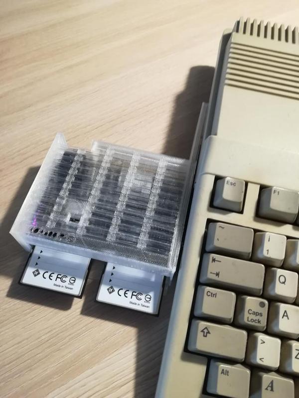 Amiga 500 ACA500plus Case with X-Surf 500 connector