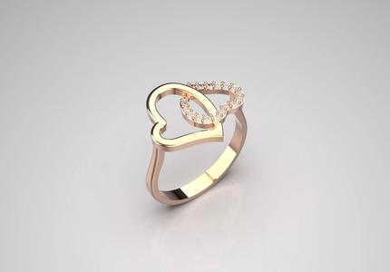 Heart jewellery ring jr00098