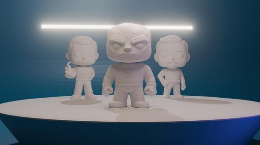 Chibi The Thing - Fantastic Four colection 3/4