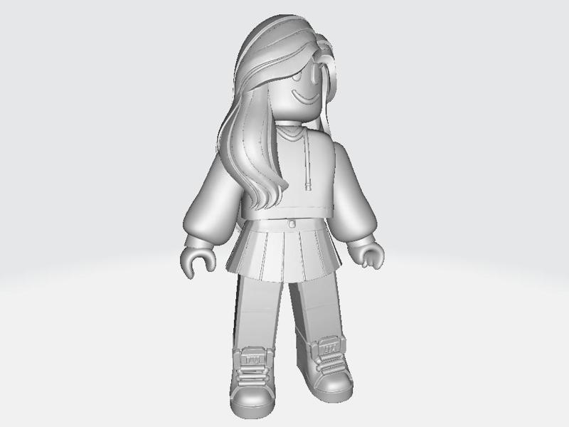 Miniature Game Roblox - Girl Top Model #2