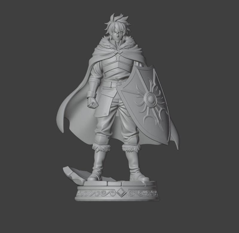 Naofumi Iwatani The Rising of the Shield Hero Anime Action