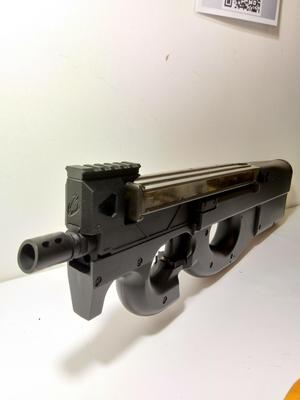 Airsoft P90 low-profile upper receiver w/ Versatile Barrel