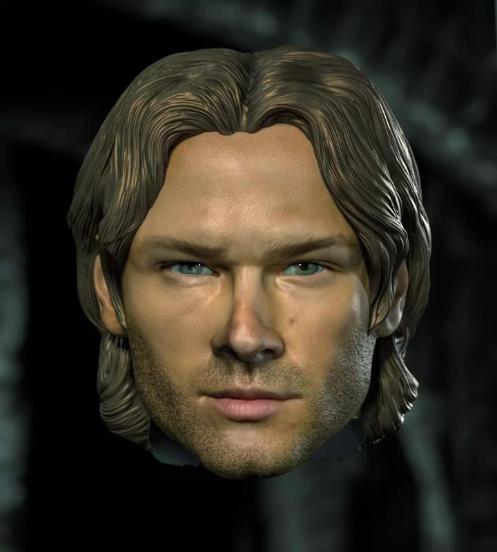 Supernatural Sam Winchester Jared Padalecki Head Headsculpt