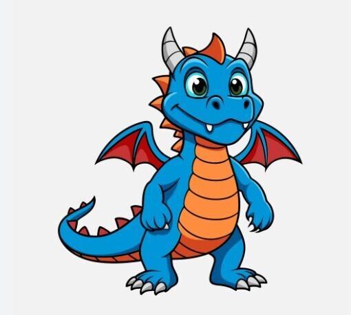 cartoon dragon