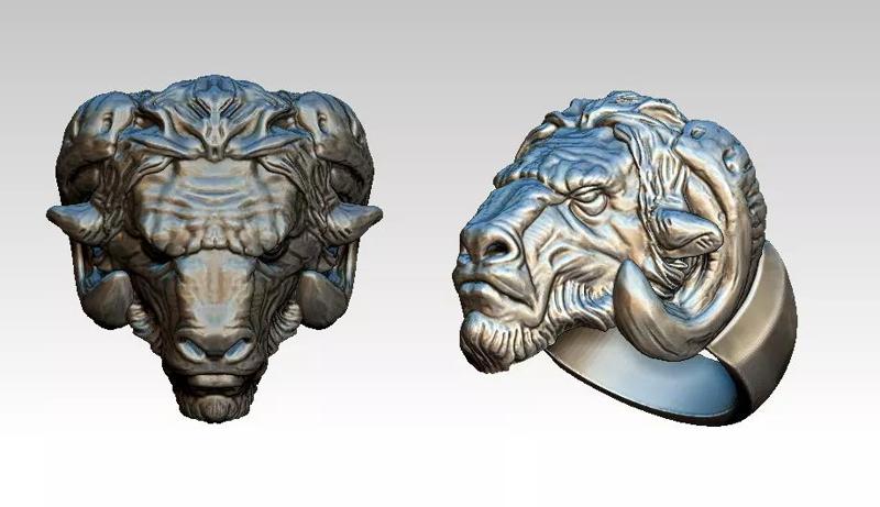 Ram Bison Goat Cow Bull