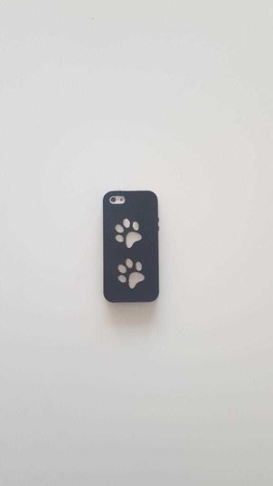 Iphone 5 dog cover, Iphone SE cover dog footprints
