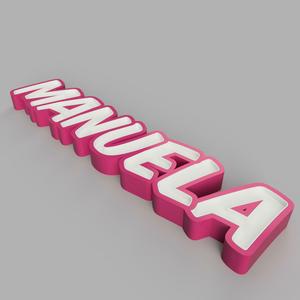 MANUELA - LED LAMP WITH NAME (NAMELED)