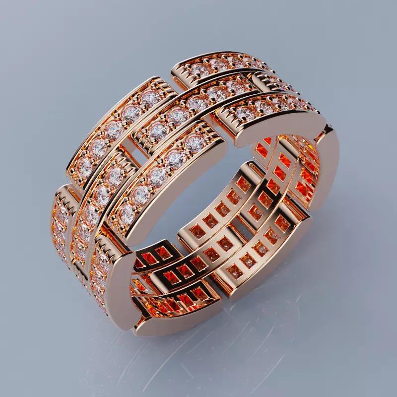 Rings Maillon Panthere All Sizes Collection Version1