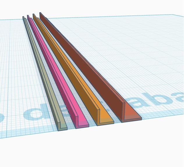 forma de L haste de ângulo longo material diy modelo quadro de carro fazendo acessórios de processamento