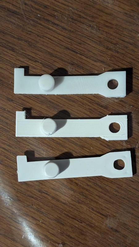 Replacement trigger for a hotel hairdryer