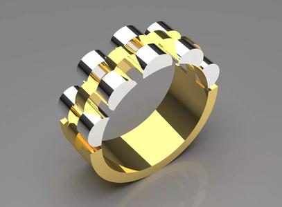 Luxury man Rolex design diamond ring model ror0052