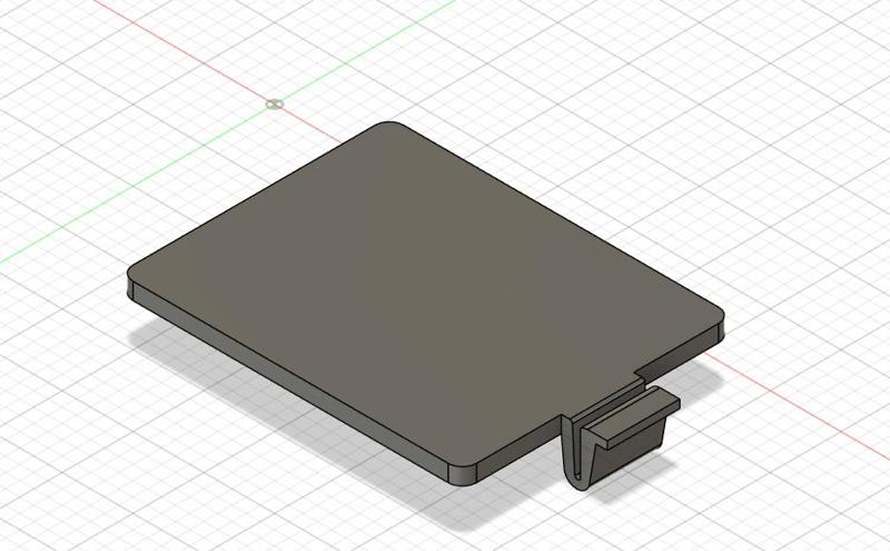 Wooden Stratocaster Battery Door