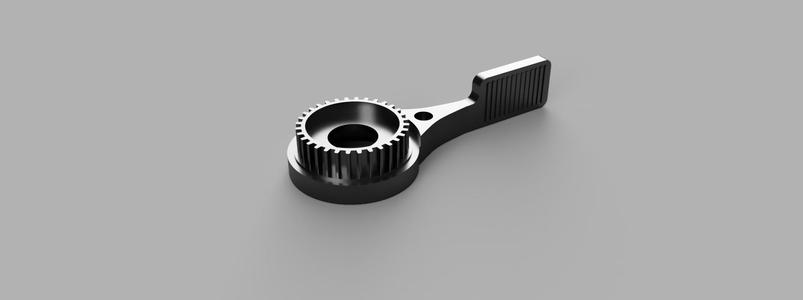 Throttle lever for Meflex Z30 throttle