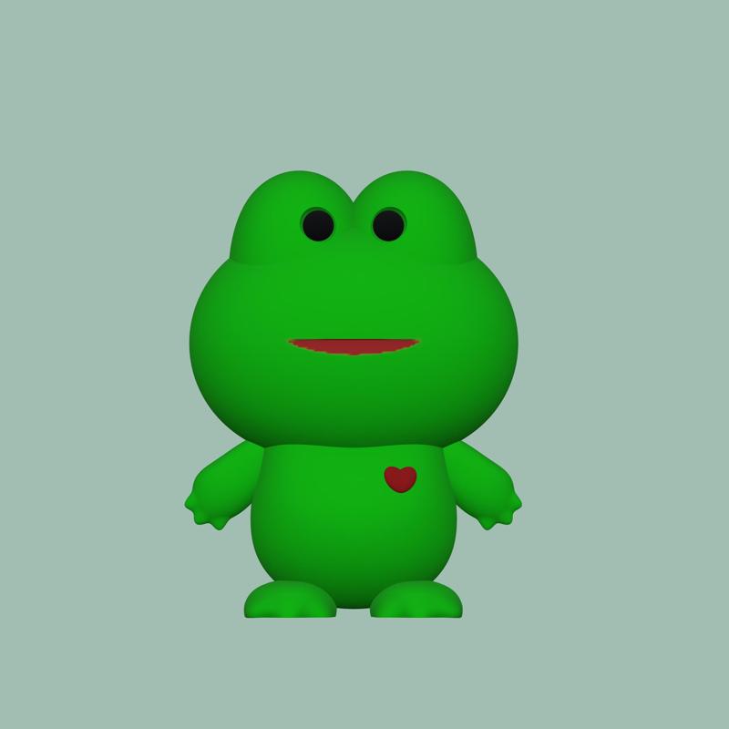 A magical frog full of luck! 🍀✨