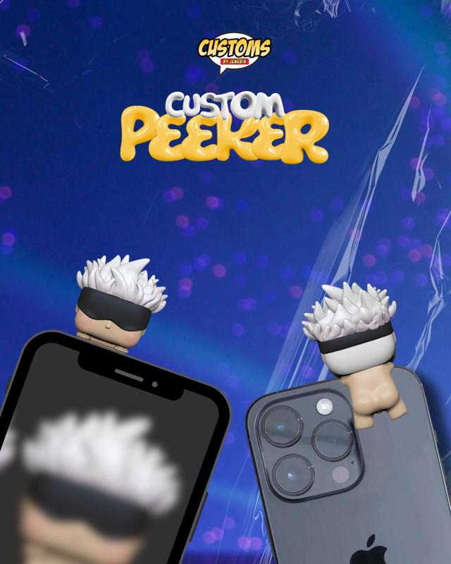 Phone Peeker Charm Phone Hipper - Anime Jujutsu Kaisen Gojo