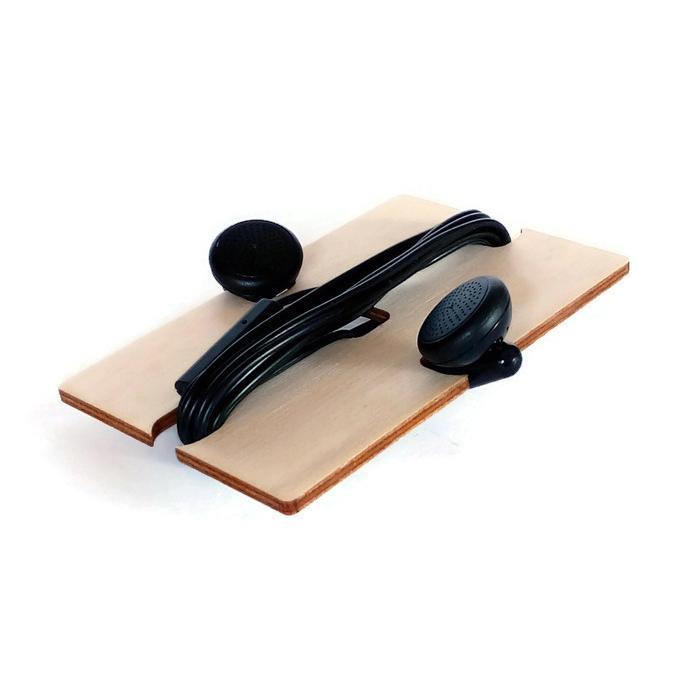 Credit Card Earphone Cable Winder DXF Files | Laser Cut Pocket-Sized Headphone Organizer