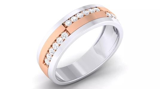 Couple Band Ring 3dm mgx render detail