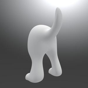 DOG TAIL WALL COAT RACK